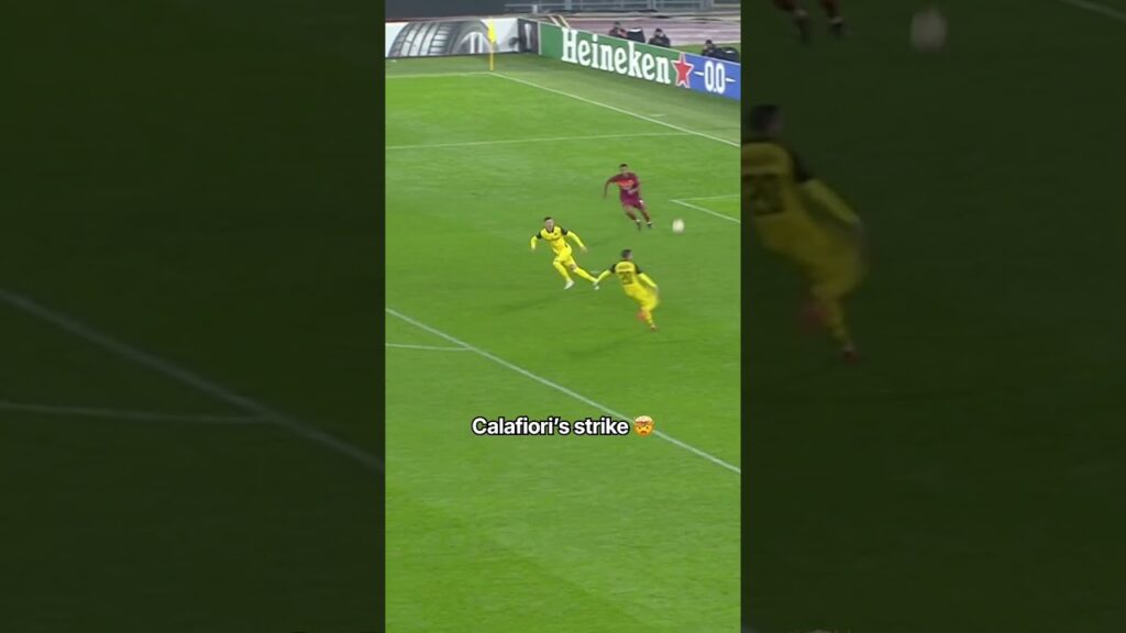 Calafiori banker ballen i krysset