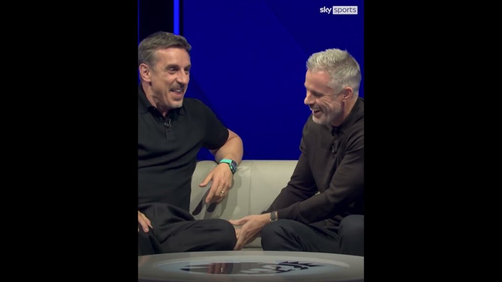Carra og Nev i latterkrampe