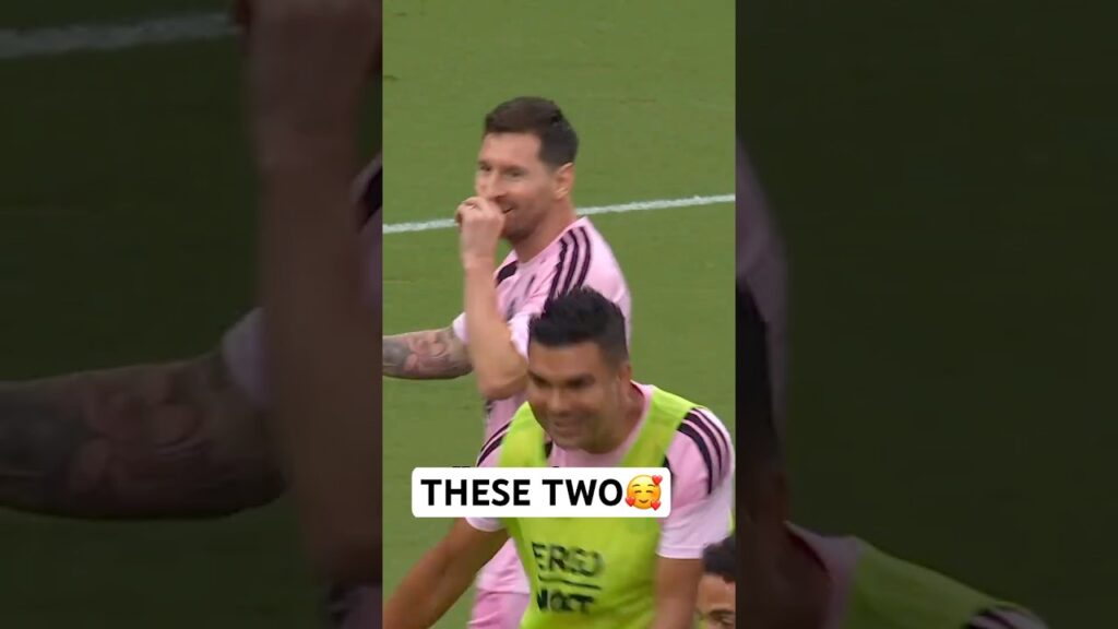 Casemiro og Messi har det moro