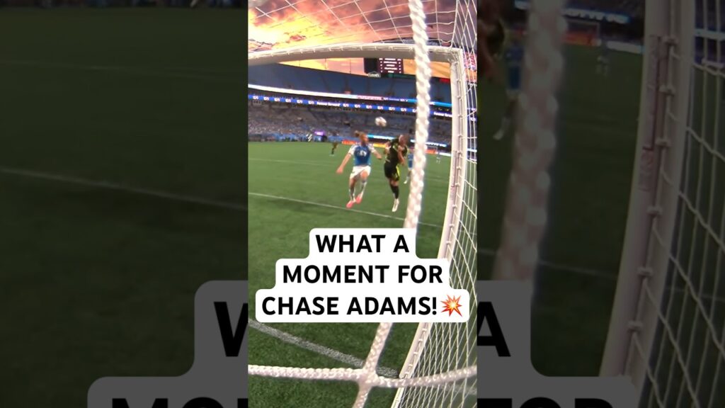 Chase Adams scorer sitt første mål
