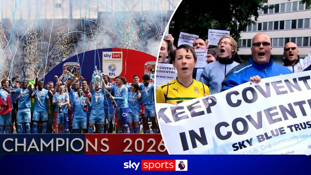 Coventry City feirer mesterskapet
