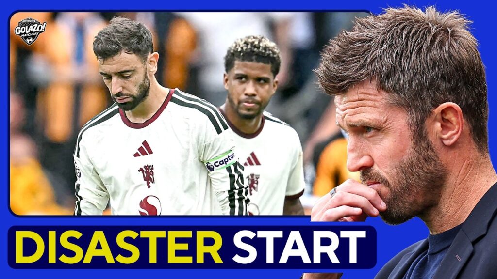 Det koker mellom Michael Carrick og Bruno Fernandes