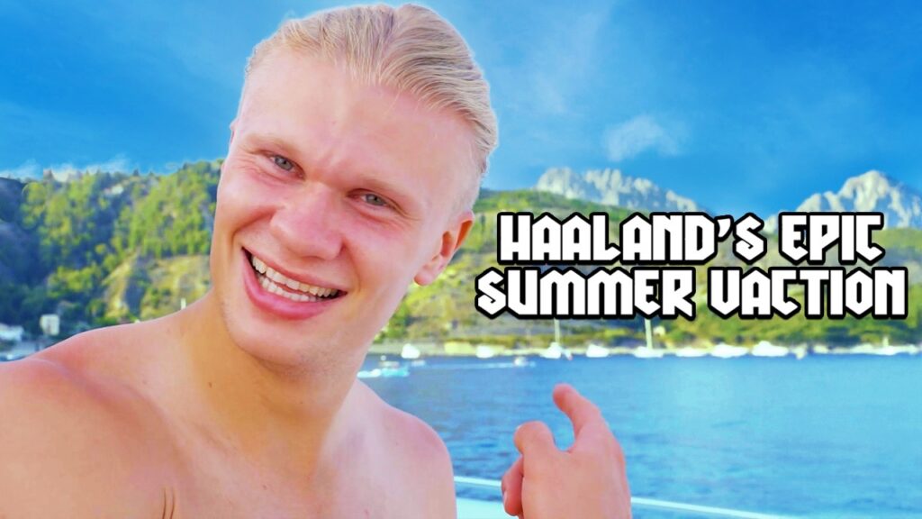 Haaland nyter sommerferien