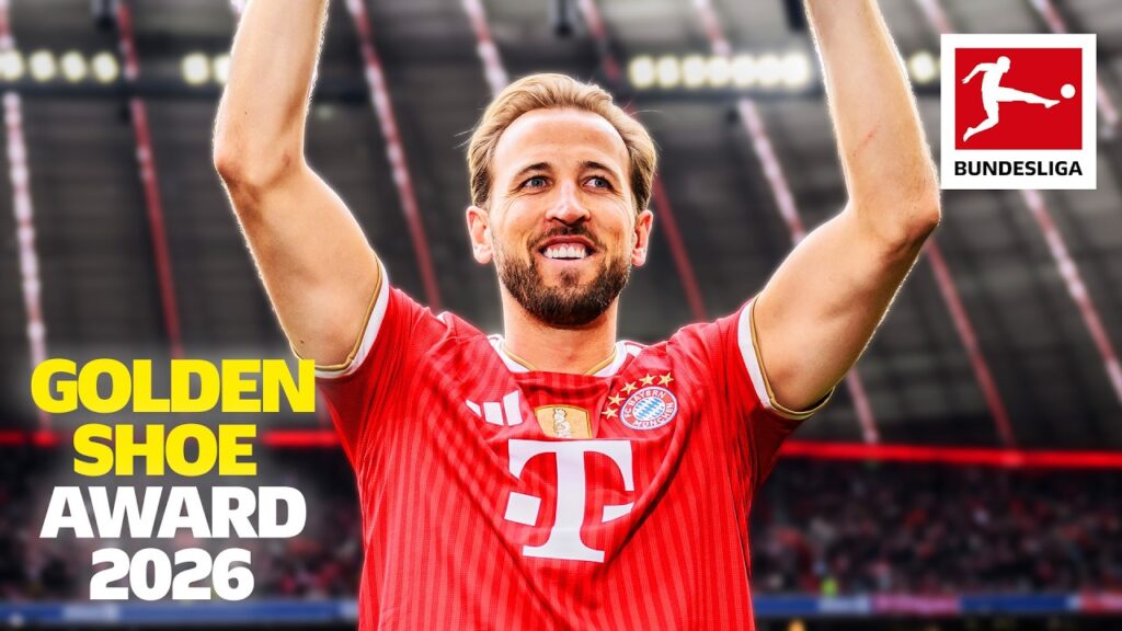 Harry Kane feirer Golden Shoe-prisen