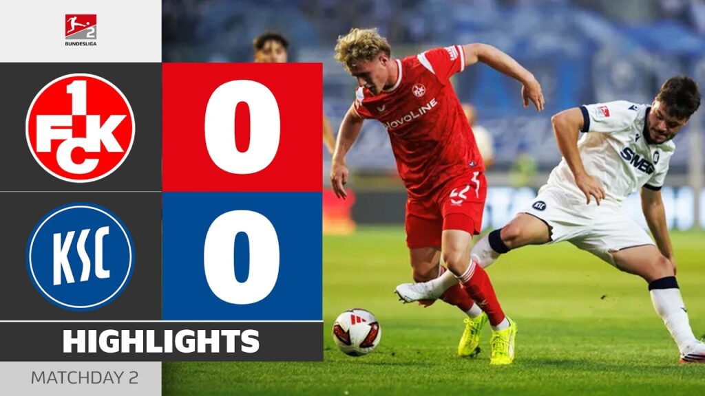 Kaiserslautern og Karlsruher i jevn kamp