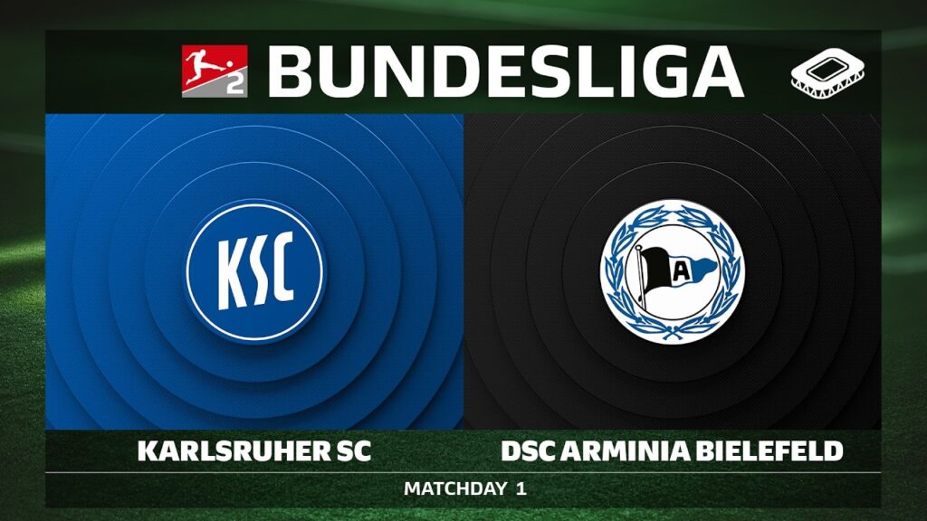 Karlsruher SC og DSC Arminia Bielefeld i nytt oppgjør