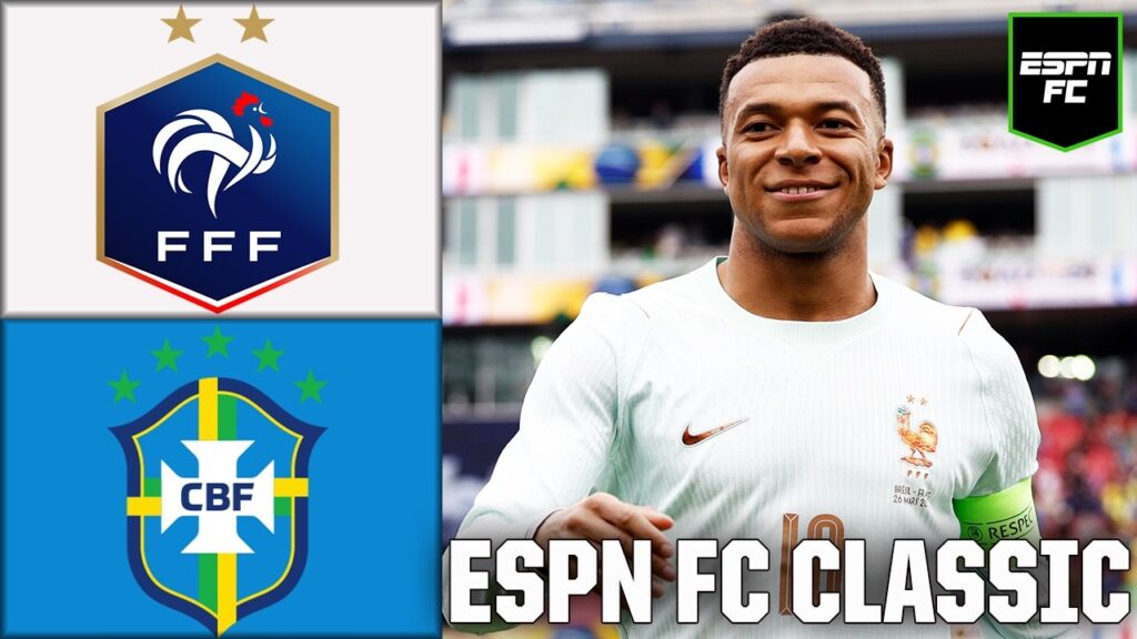 Mbappé smiler før kampen