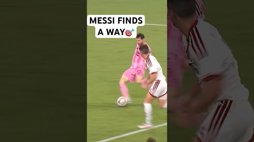 Messi danser seg forbi motstanderen