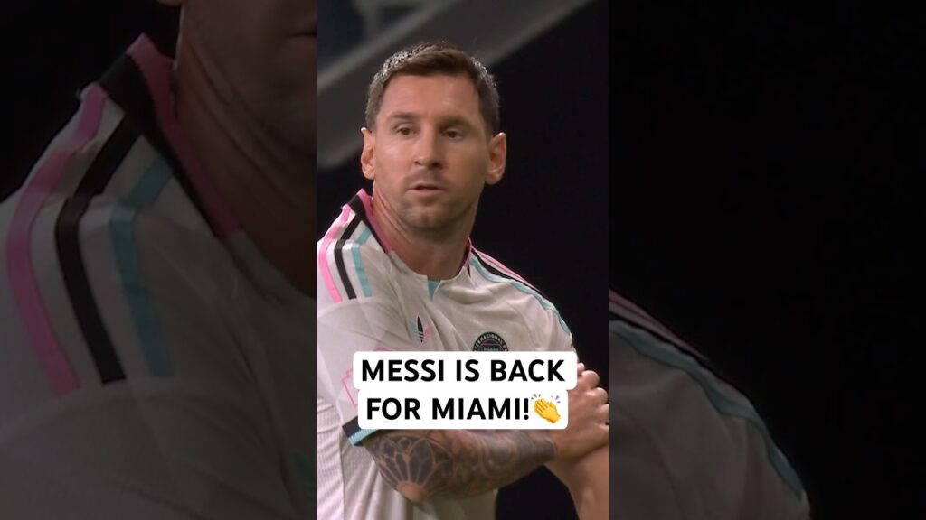 Messi er tilbake i Miami