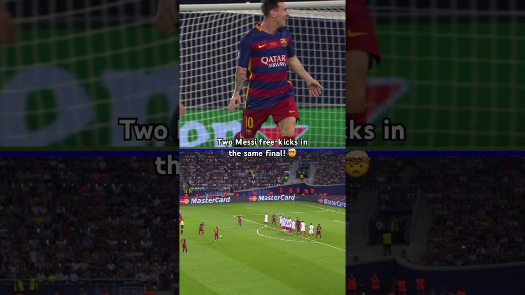 Messi med to frisparkmål i finalen