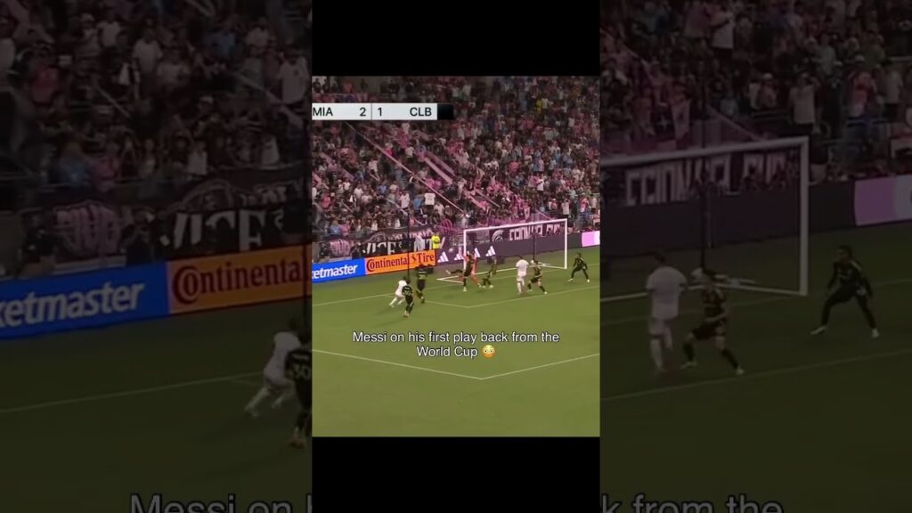 Messi nesten på scoring etter innbytte