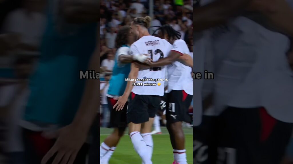 Milan snur kampen på tre minutter