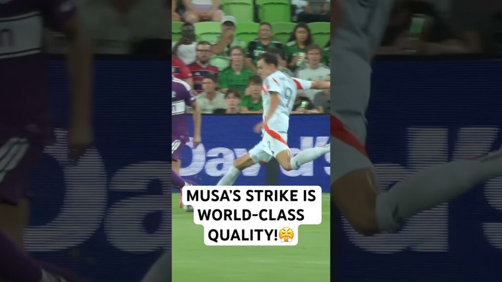 Musa banker ballen i krysset