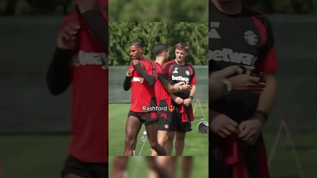 Rashford jobber hardt på trening