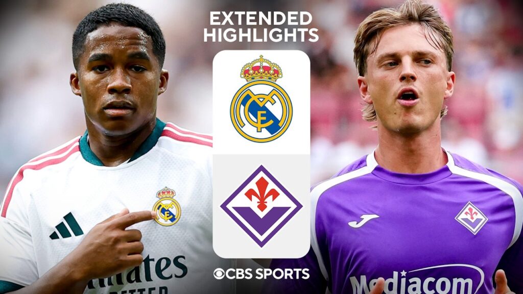 Real Madrid og Fiorentina i høydepunktene