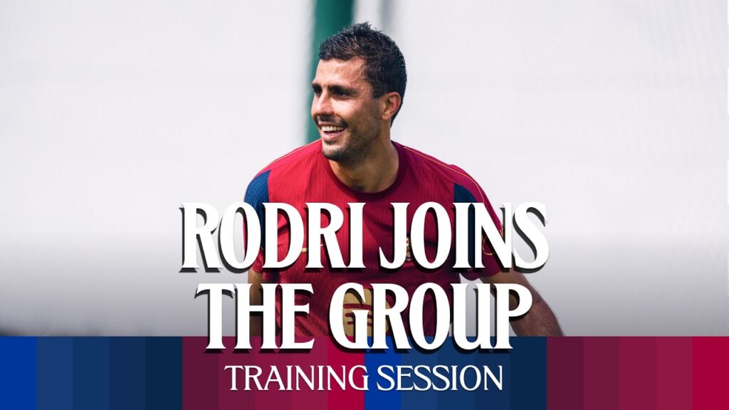 Rodri i full trening med laget