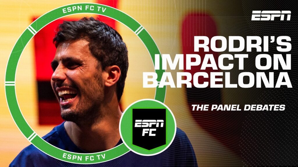 Rodri påvirker Barcelonas angrep