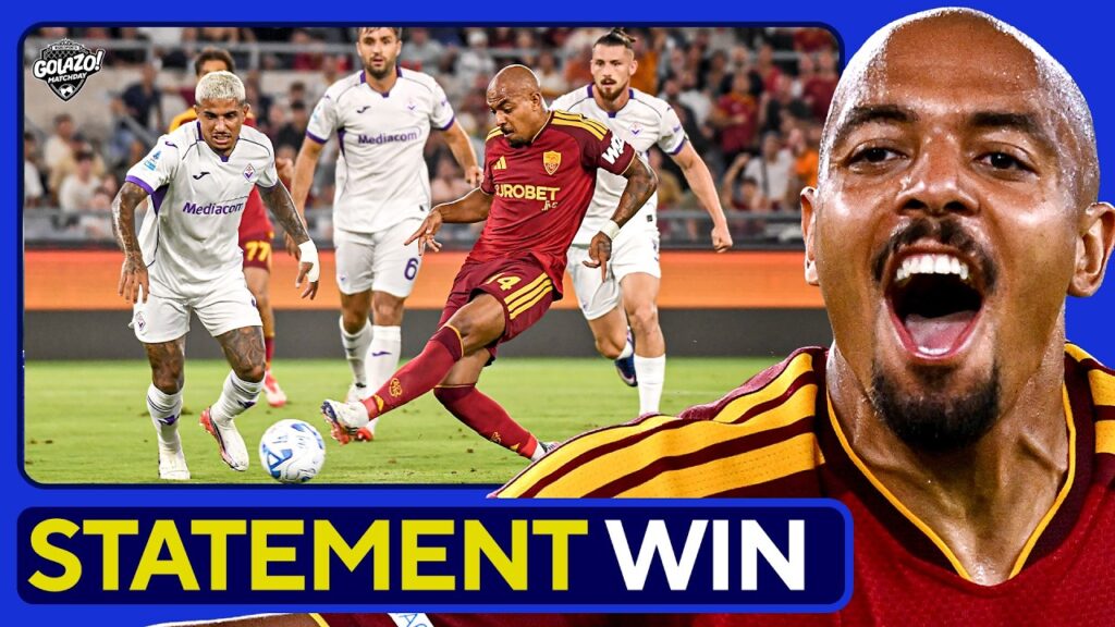 Roma viser muskler mot Fiorentina