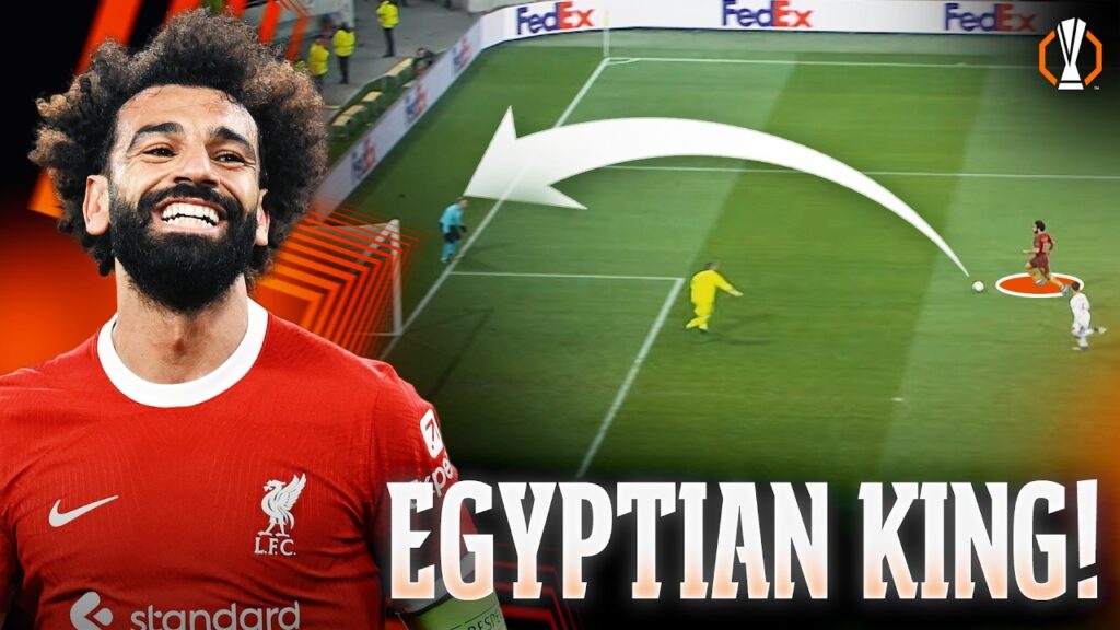 Salah banker ballen i krysset