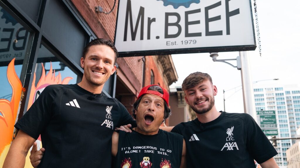 Spillerne besøker Mr. Beef