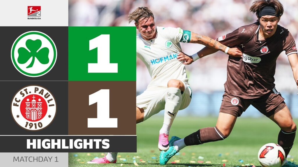 St. Pauli og Greuther Fürth deler poengene