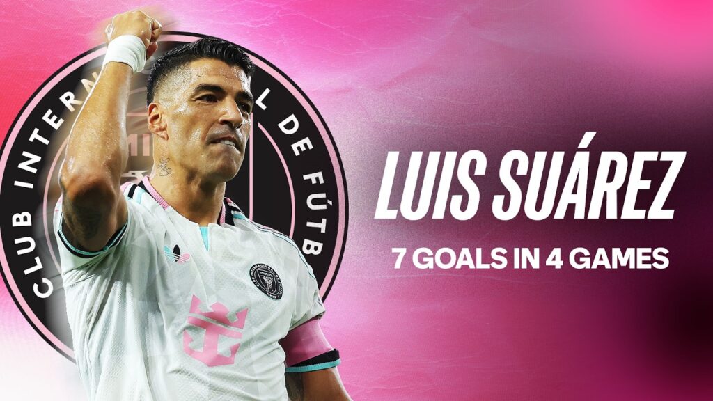 Suárez fyrer løs med 7 mål!