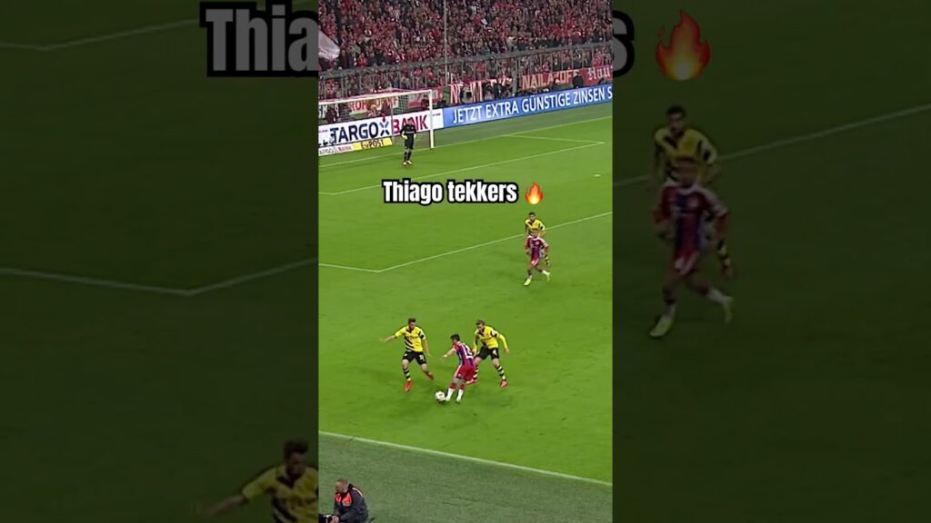 Thiago sender forsvareren på feil fot